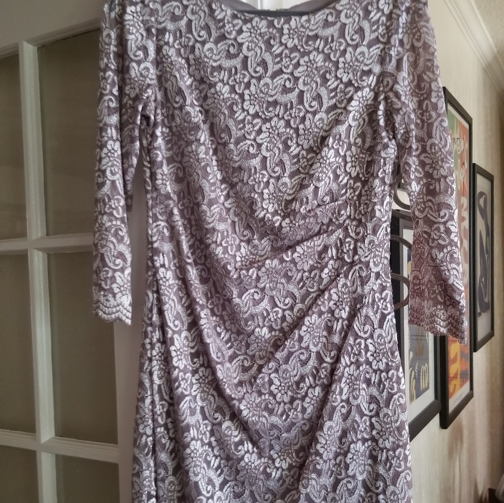 Jessica Howard Lavender Lace Dress